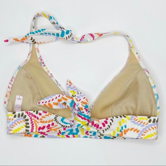 Victoria’s Secret Floral Print Bikini Top Sz Small - Picture 2 of 3